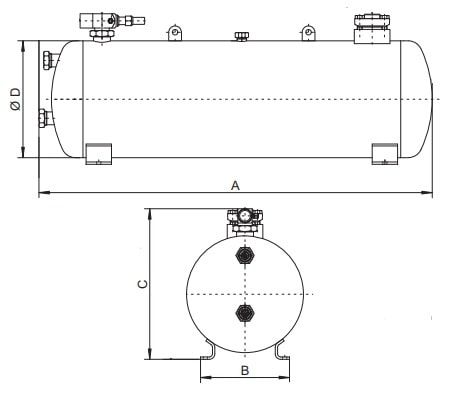 Кожухотрубный теплообменник BITZER F392TP